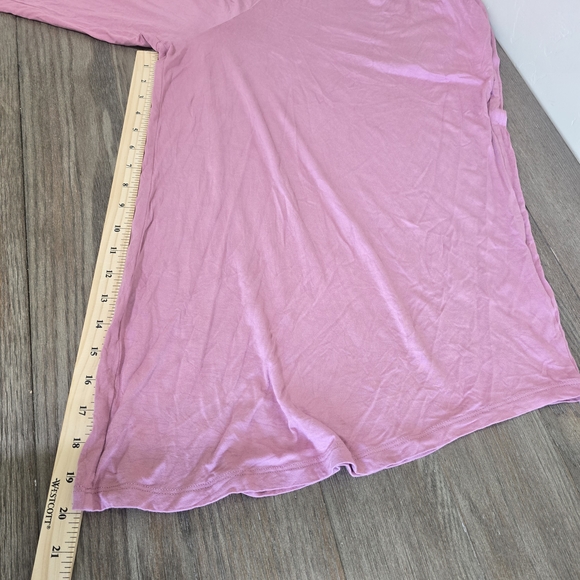 Ecothread Sustainable Mauve Pink Wide Leg Jumpsuit Romper NWT Large Boho Harem - Picture 9 of 11